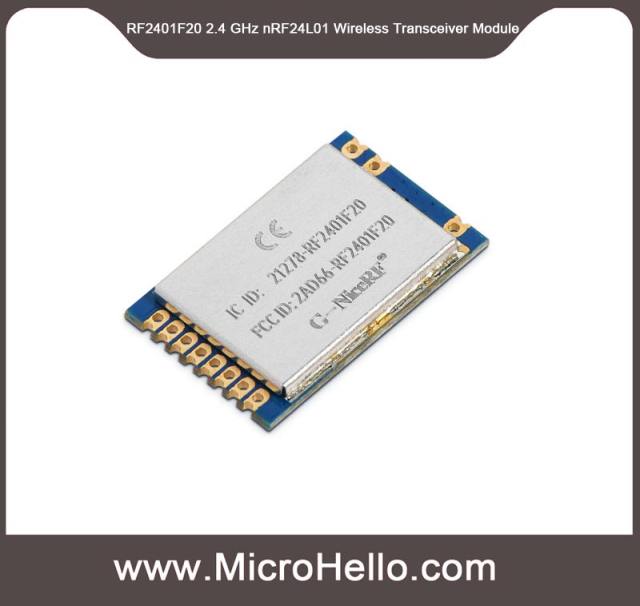 RF2401F20 2.4G Wireless Transceiver Module RF2401F20  Certified by CE,FCC,ETSI
