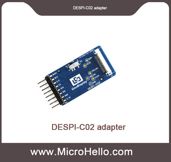 DESPI-C02 adapter for SPI E-Paper display e-Paper display demo kit