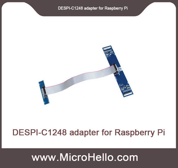 DESPI-C1248 adapter for SPI 12.48 inch E-Paper for Raspberry Pi development board
