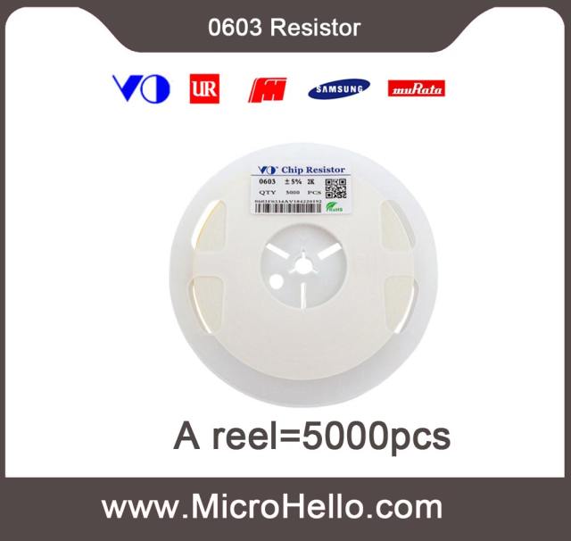 0603 10K 22K ohm Resistors Resistor 5000pcs[1 reel] 1% FengHua VO UR SAMSUNG MURATA