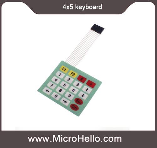 4x5 4*5 keyboard for DIY Membrane switch control panel mcu extended keyboard
