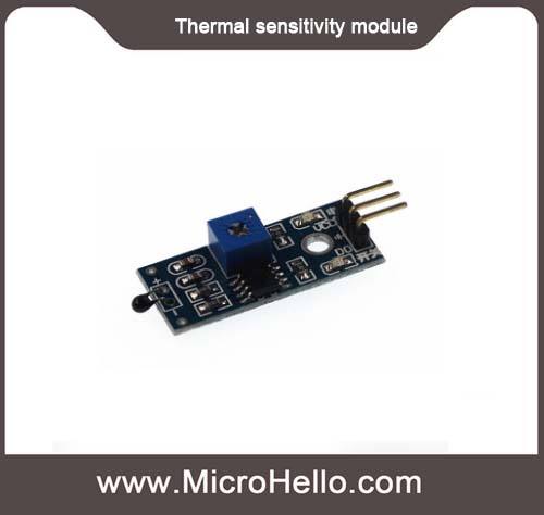 Thermal sensitivity module temperature detection