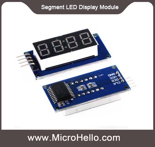 4digit Segment LED Display Module segled TM1637 drive
