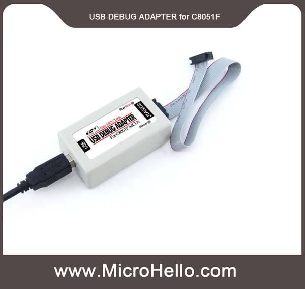 USB Debug adapter Debugger and programmer for C8051 JTAG C2
