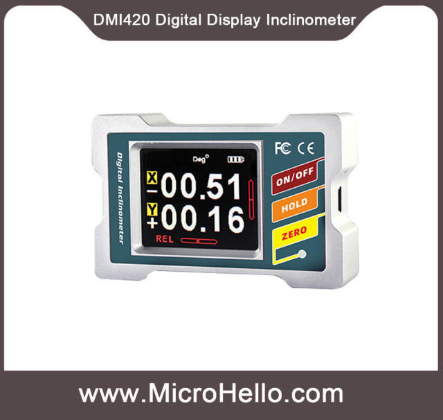 DMI420 Digital Display Inclinometer Dual axis Angle Measuring range ±90°