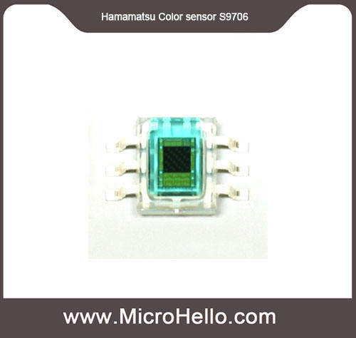 Hamamatsu Color sensor S9706 12-bit digital output