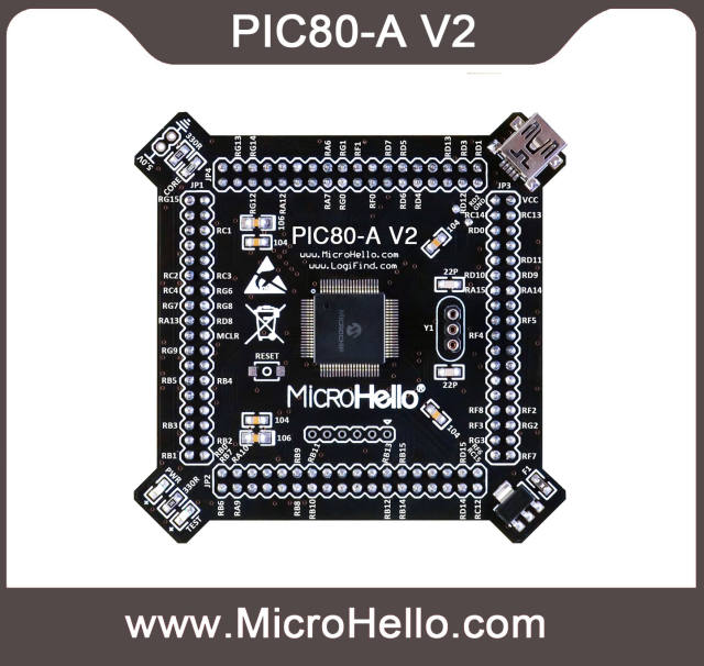 dsPIC30F6014A MCU Card for openPIC Pro PIC Development Board (PIC80-A V2)
