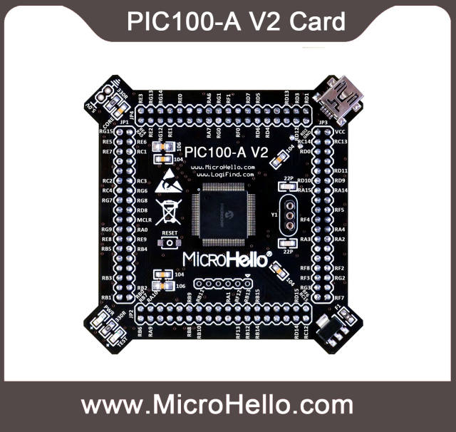 dsPIC33EP512MU810 MCU Card for openPIC Pro PIC Development Board (PIC100-A V2)