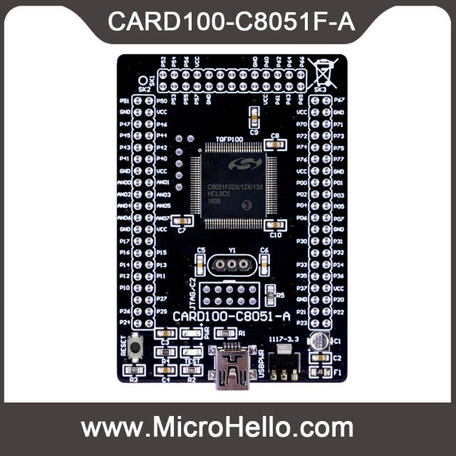 CARD100-C8051-A MCU card with C8051F020 for OpenMCU Basic-A motherboard