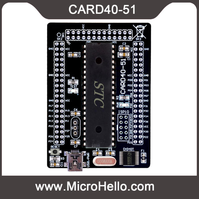 CARD40-51 development board 51 card board for OpenMCU Basic-A