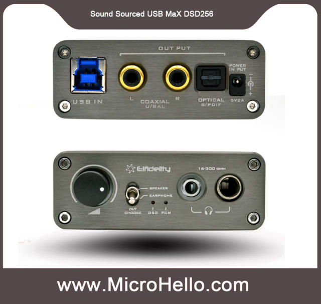 Sound Sourced USB MaX DSD256 USB DAC 32bit USB decoder Xmos PCM1795