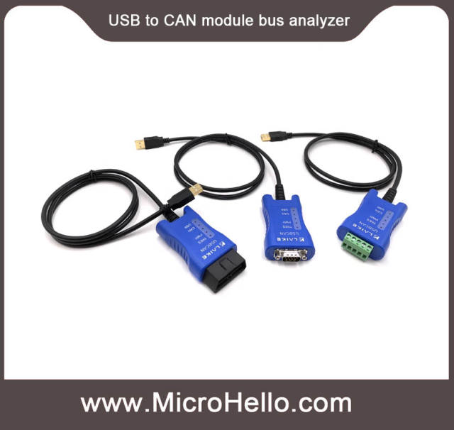 Portable USB to CAN module bus analyzer USB CAN card New energy vehicle CAN debugging