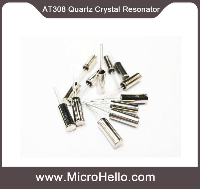 10pcs AT308 75KHz 76.8KHz 3mm*8mm Quartz Crystal Resonator