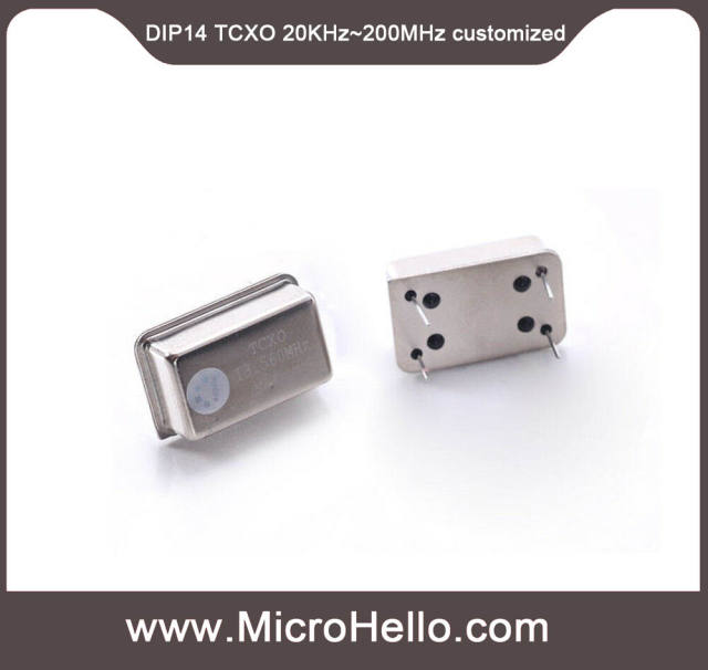 TCXO 32KHz~200MHz Temperature Compensated Crystal Oscillator DIP14