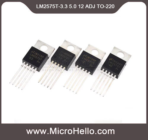 10pcs LM2575T-3.3 LM2575T-5.0 LM2575T-12 LM2575T-ADJ TO-220 Voltage Regulators