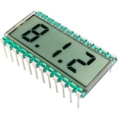 EDS812 ultra-low temperature LCD display screen 3-digit 8-field code LCD screen pen segment LCD screen static drive