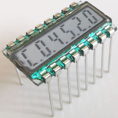 GDC04520 ultra wide temperature 7-segment code LCD screen 6-digit digital display screen tn segment LCD screen