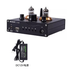 VOL-65U bluetooth 5.0 tube preamplifier high-end electronic tube pre-amplifier with TF card and lossless player front audio amplifier and headphone amplifier