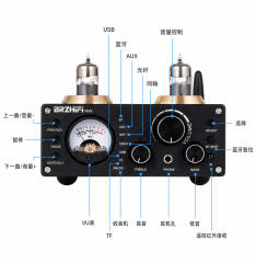 M5N electronic vacuum tube digital power amplifier, household audiophile electronic tube, high-fidelity Bluetooth 5.0