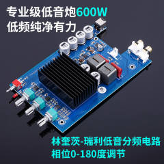 TPA3255 high-power amplifier, power amplifier subwoofer 600W, adjustable low-frequency DIY, upgrade, and modification of speakers