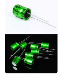 Nichicon 47UF 25V MUSE BP Stepless Audio Capacitor, Imported from Japan, Coupling Capacitor for HIFI Audio equipment