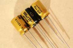 Nichicon (fine gold) FG series 100uF 25V audio electrolytic capacitor Hi-end for HIFI Audio equipment