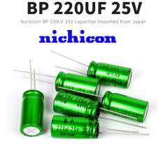 Nichicon 220UF 25V MUSE BP Stepless Audio Capacitor, Imported Coupling Capacitor from Japan Hi-end for HIFI Audio equipment