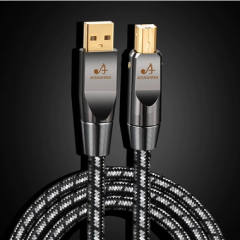 ATAUDIO USB Hi-end audio cable, gold-plated single crystal copper A-B A-TYPEC B-TYPEC TYPEC-TYPEC computer sound card DAC decoder USB cable for HIFI Audio