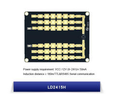 HLK-LD2415H 24G vehicle status monitoring radar module rear vehicle ranging and speed measurement millimeter wave sensor