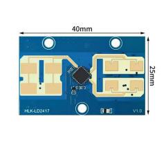 HLK-LD2417_24G Vehicle State Sensing Radar Module HLK-LD2417, Ranging and Speed Measuring Millimeter Wave Sensor Module