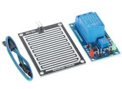 Raindrop 5V/12V relay module, rain sensing control switch, humidity relay, adjustable sensitivity