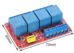 1/2/4/6/8-channel optocoupler isolation relay module, high and low level trigger switch