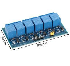 1/2/4/6/8/16-channel optocoupler isolation relay module, high/low level trigger switch