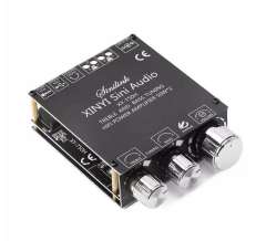 XY-T50H 50W*2 Bluetooth 5.0 Stereo Digital Power Amplifier Module with Pre-amp Treble and Bass Adjustment