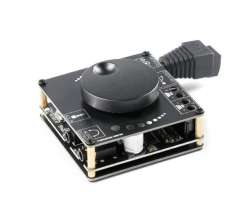 XY-AP50L 2.0 dual-channel 40/50W x2 stereo Bluetooth digital amplifier board with rotary volume control switch, 12/24V