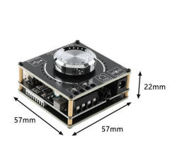 XY-D50L 50W+50W stereo Bluetooth audio digital amplifier board module volume spectrum