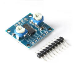 PAM8406 audio amplifier board, 2X5W, stereo sound, noise-free, with potentiometer for volume adjustment, suitable for audio modification