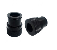 6061 6083 7075 Aluminum Knurling Parts Black Anodized Toy Racing Car Assembling Parts Made in China