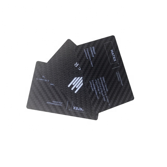 3K Carbon Fiber Processing Parts New 3k Twill Matt Carbon Fiber Cards Carbon Fiber Customized Business Card