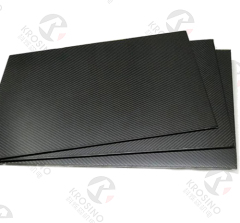 Customized 3K Twill Matte Carbon Fiber Sheet Material Carbon Fabric Panel 400*500MM