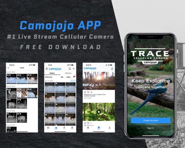 Camojojo Game Camera for Security, Live Stream, Video Free