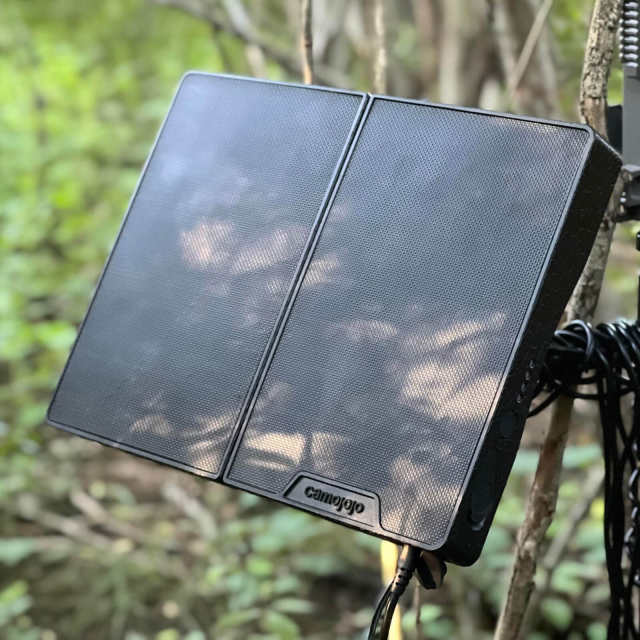 Camojojo Double 3000mAh Li-ion Battery - Bird Feeder Camera & Trail Camera Solar Panel