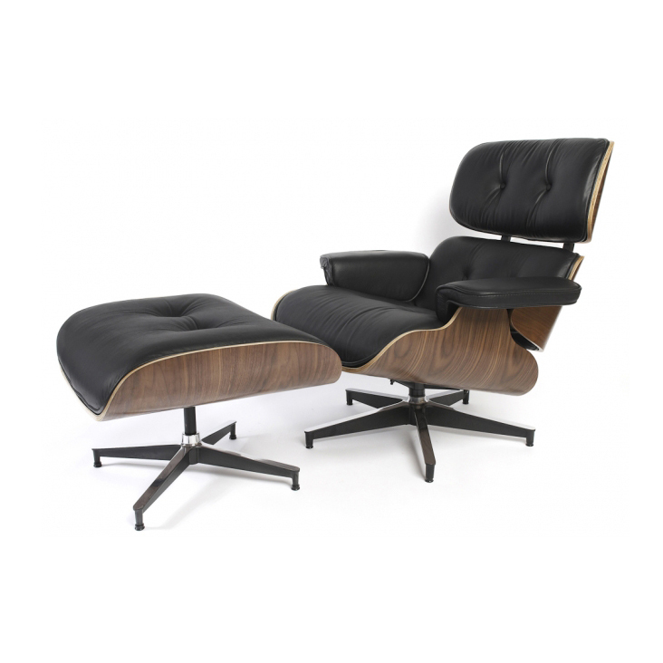 Charles Eames lounge chair with ottoman