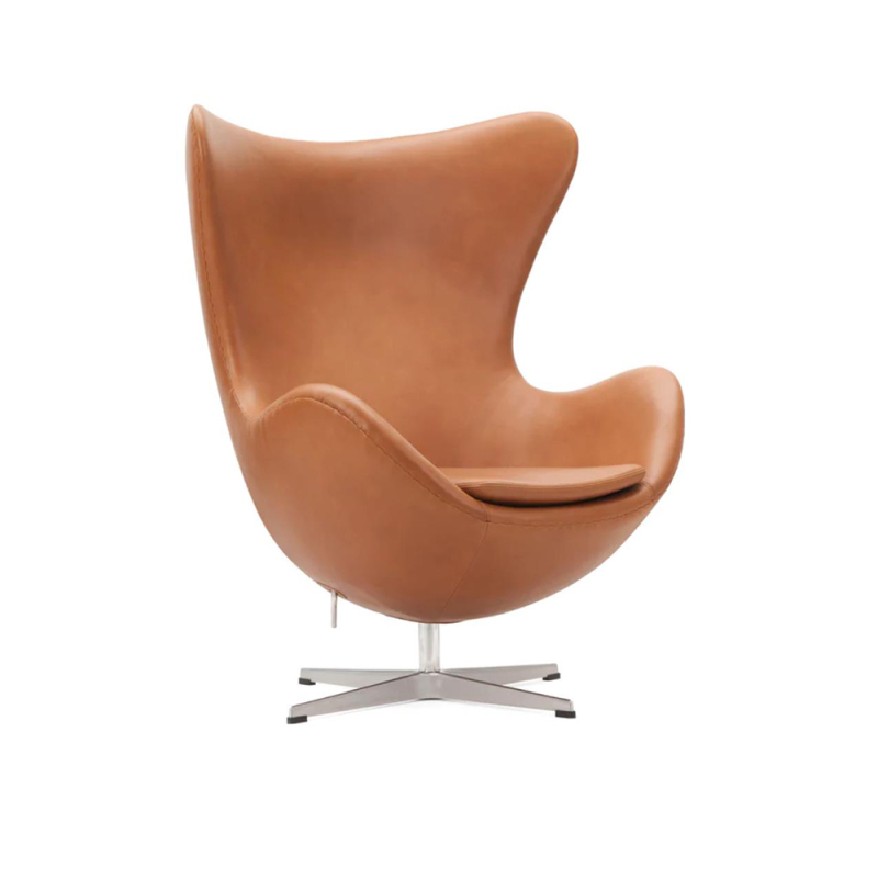 Egg chair (leather)by Arne Jacobsen