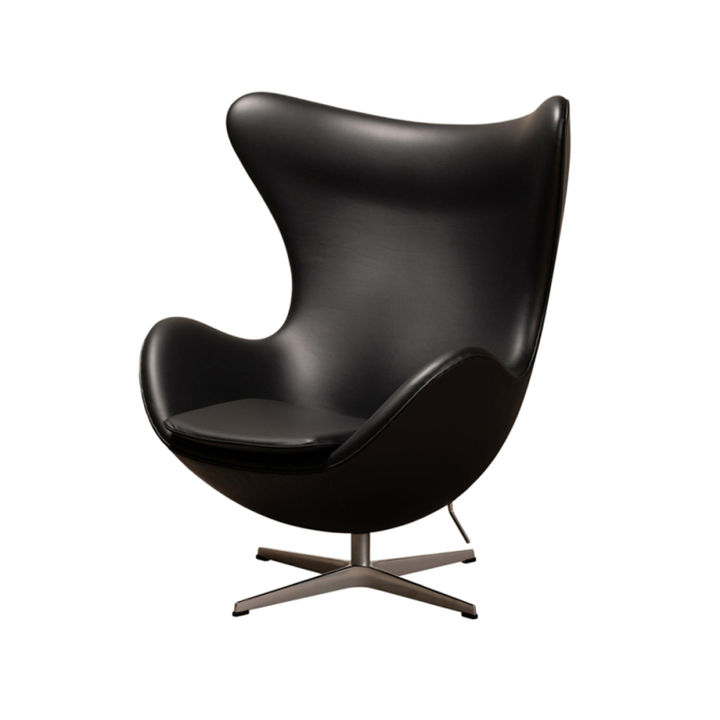 Egg chair (leather)by Arne Jacobsen