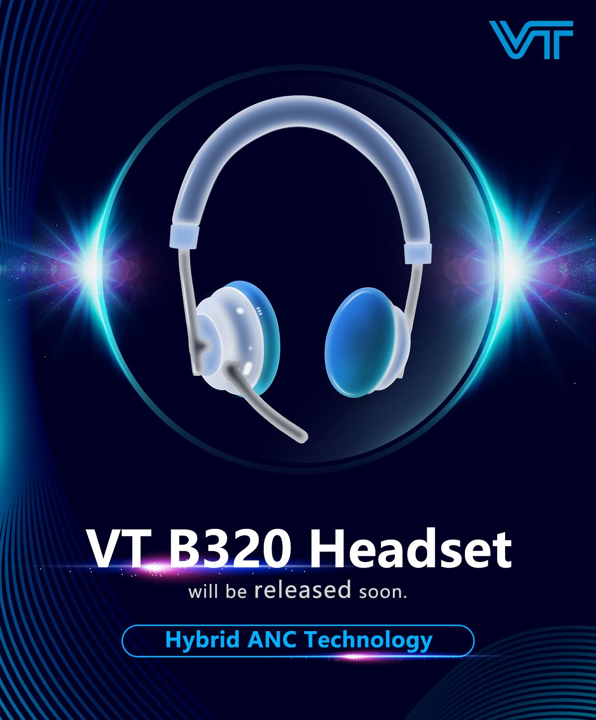 VT has recently launched the newest ANC Bluetooth Headset - VTB320