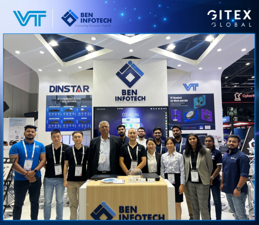VT Headsets participated in GITEX with Ben for 5-day journey in October 2023
