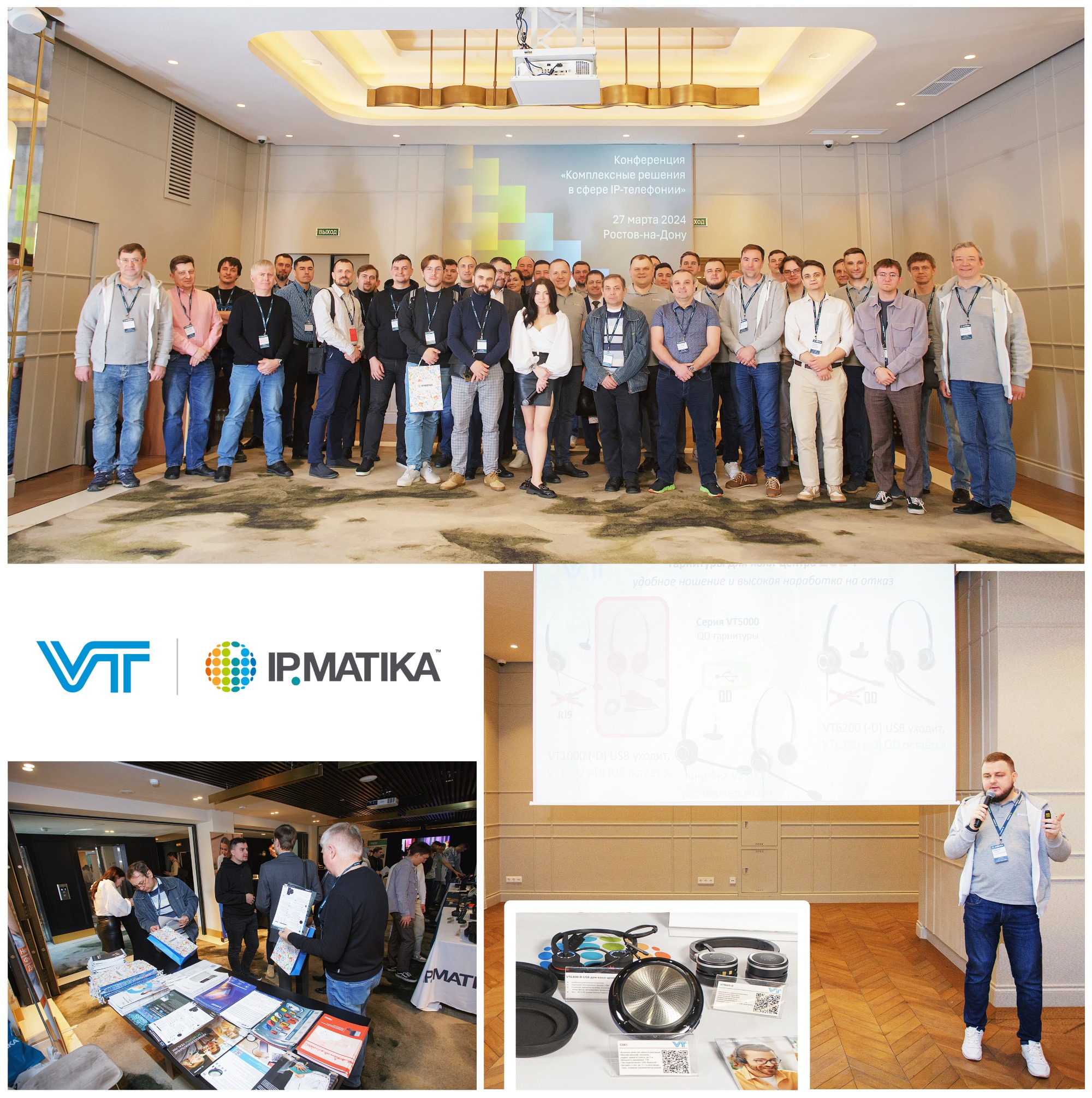 VT Headsets Featured at IP Telephony Solutions Conference Organized by IPMatika