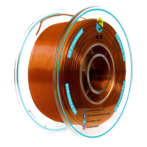 YOUSU Silk PLA 3D Filament with gorgeous surface, Tangle free, Pearlescent  1.75mm, 2.85mm 1kg