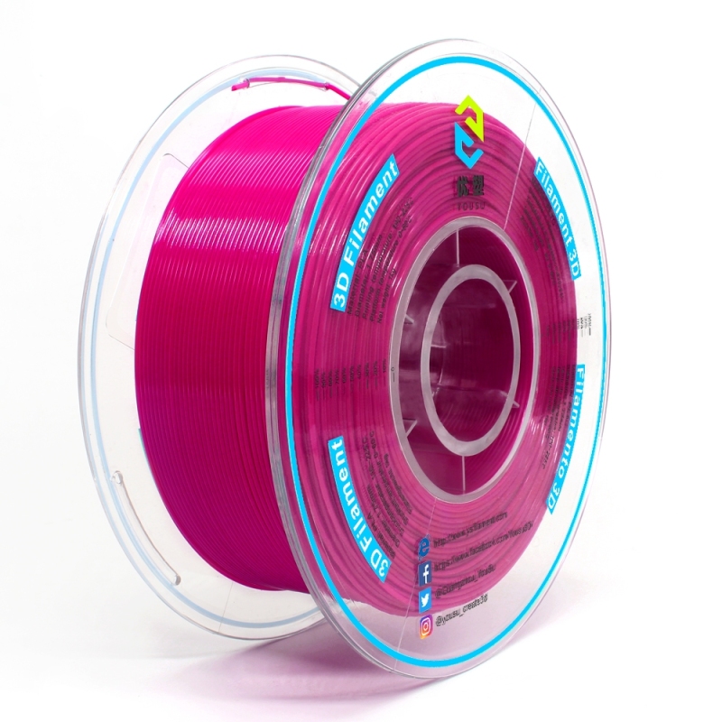 YOUSU PCL 3D Filament  with multi-color, Tangle free 1.75mm, 2.85mm 1kg